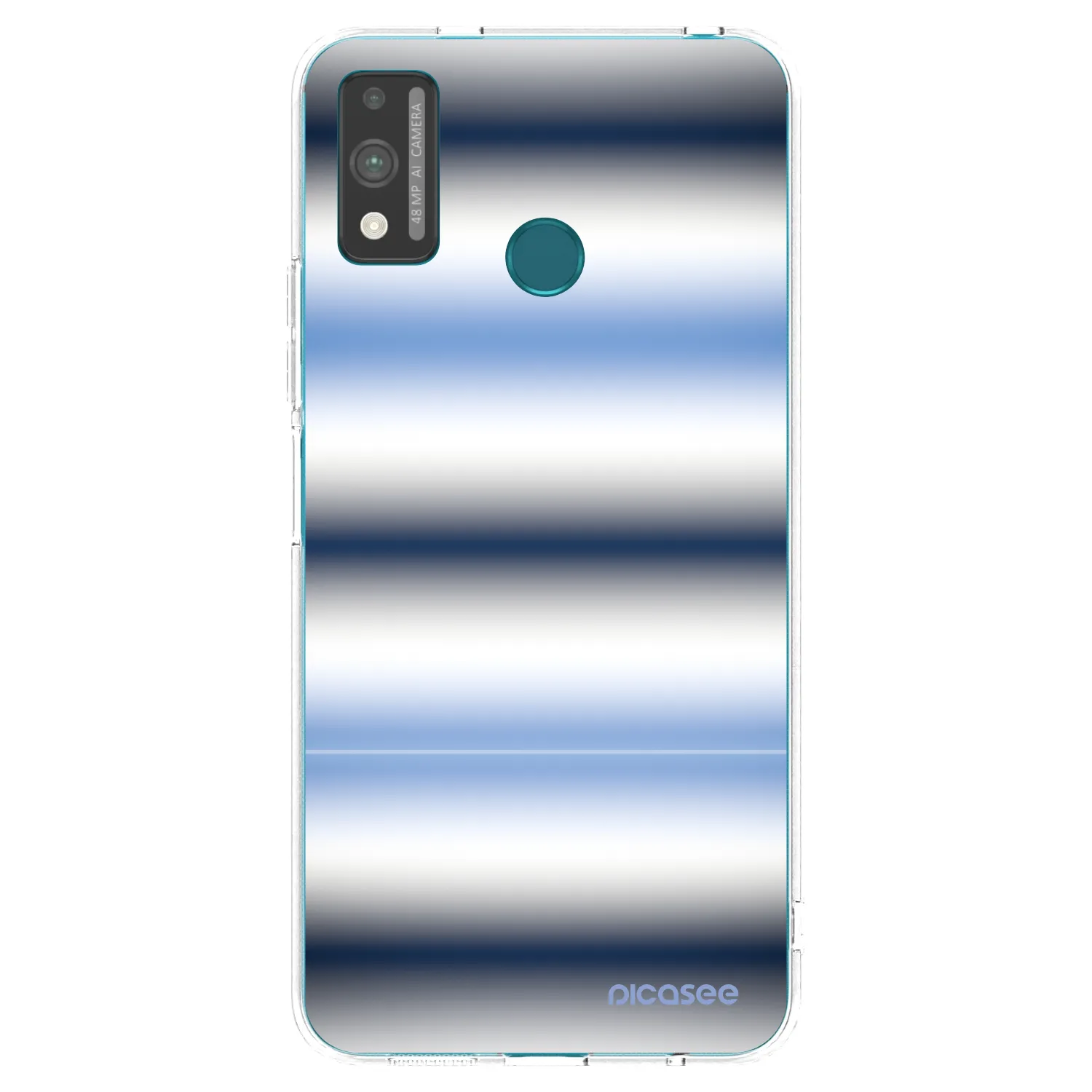 Picasee silikónový prehľadný obal pre Honor 9X Lite - Static Lines