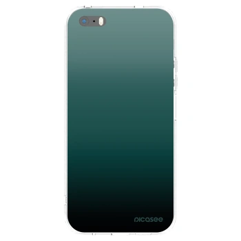 Picasee silikónový prehľadný obal pre Apple iPhone 5/5S/SE - Verdant Fade