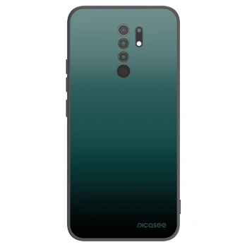 Picasee silikónový čierny obal pre Xiaomi Redmi 9 - Verdant Fade