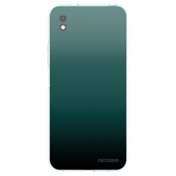 Picasee silikónový čierny obal pre Xiaomi Redmi 9A - Verdant Fade