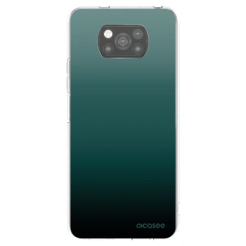 Picasee silikónový čierny obal pre Xiaomi Poco X3 - Verdant Fade