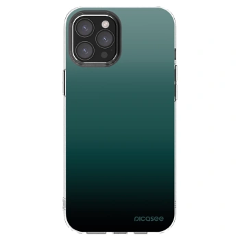 Picasee silikónový prehľadný obal pre Apple iPhone 12 Pro Max - Verdant Fade