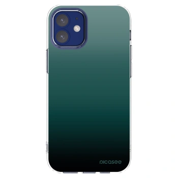 Picasee silikónový prehľadný obal pre Apple iPhone 12 mini - Verdant Fade