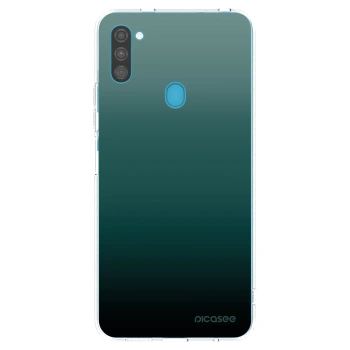 Picasee silikónový prehľadný obal pre Samsung Galaxy M11 - Verdant Fade