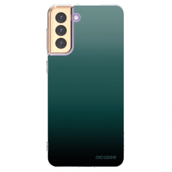 Picasee silikónový prehľadný obal pre Samsung Galaxy S21+ 5G G996F - Verdant Fade