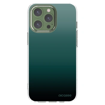 Picasee silikónový prehľadný obal pre Apple iPhone 13 Pro - Verdant Fade