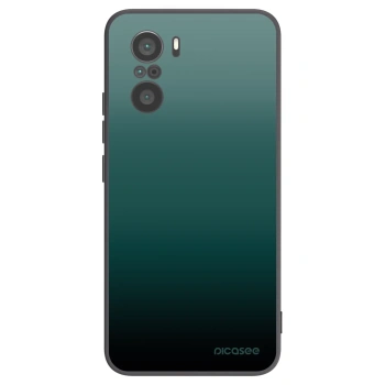 Picasee silikónový čierny obal pre Xiaomi Poco F3 - Verdant Fade
