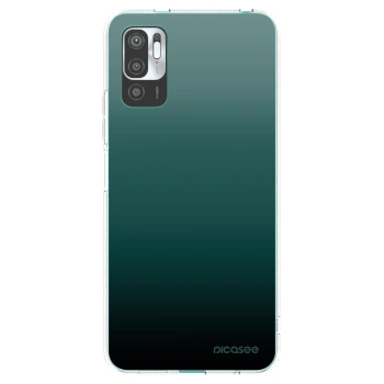 Picasee silikónový prehľadný obal pre Xiaomi Redmi Note 10 5G - Verdant Fade