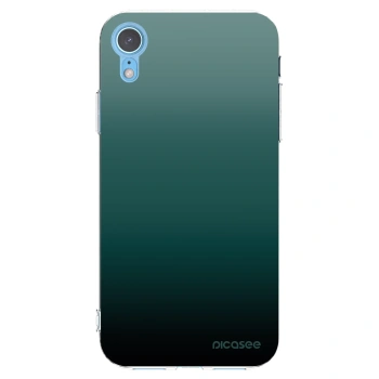Picasee silikónový prehľadný obal pre Apple iPhone XR - Verdant Fade