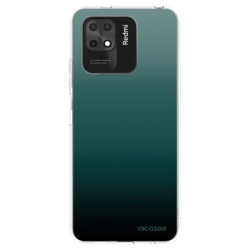 Picasee silikónový prehľadný obal pre Xiaomi Redmi 10C - Verdant Fade