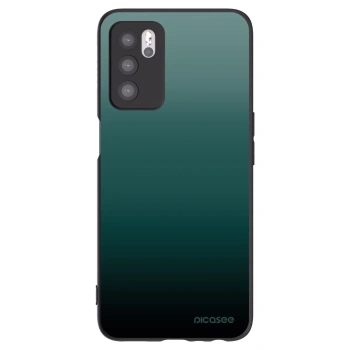 Picasee silikónový čierny obal pre OPPO A16s - Verdant Fade
