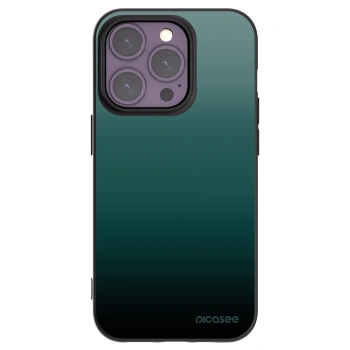 Picasee silikónový čierny obal pre Apple iPhone 14 Pro - Verdant Fade