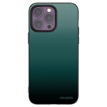 Picasee silikónový čierny obal pre Apple iPhone 14 Pro Max - Verdant Fade