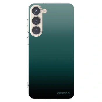 Picasee silikónový prehľadný obal pre Samsung Galaxy S23+ 5G - Verdant Fade