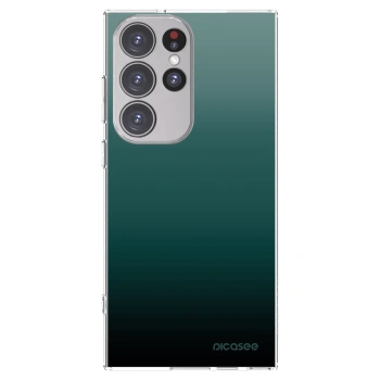 Picasee silikónový prehľadný obal pre Samsung Galaxy S23 Ultra 5G - Verdant Fade