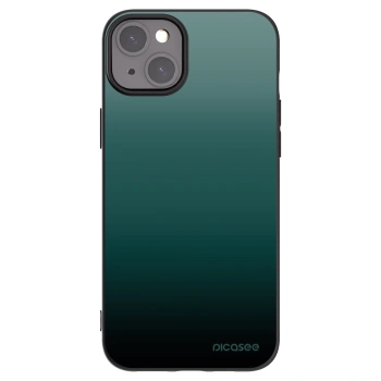 Picasee silikónový čierny obal pre Apple iPhone 15 Plus - Verdant Fade