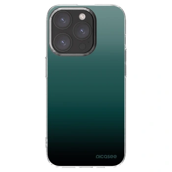 Picasee silikónový prehľadný obal pre Apple iPhone 15 Pro - Verdant Fade