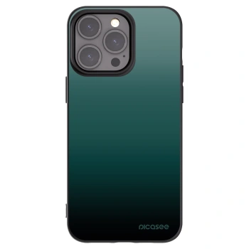 Picasee silikónový čierny obal pre Apple iPhone 15 Pro Max - Verdant Fade