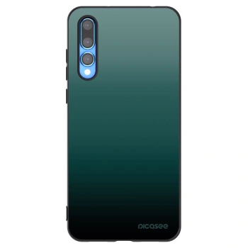 Picasee silikónový čierny obal pre Huawei P20 Pro - Verdant Fade
