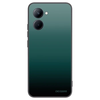 Picasee silikónový čierny obal pre Realme C33 (2023) - Verdant Fade