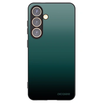 Picasee silikónový čierny obal pre Samsung Galaxy S24 S921B 5G - Verdant Fade