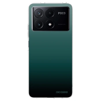 Picasee silikónový prehľadný obal pre Xiaomi Poco X6 Pro - Verdant Fade