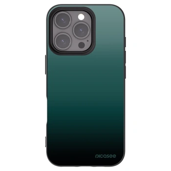 Picasee silikónový čierny obal pre Apple iPhone 16 Pro - Verdant Fade