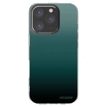 Picasee silikónový prehľadný obal pre Apple iPhone 16 Pro - Verdant Fade