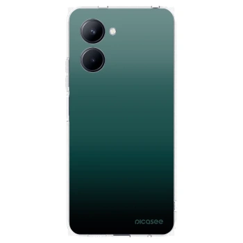 Picasee silikónový prehľadný obal pre Realme C33 (2023) - Verdant Fade