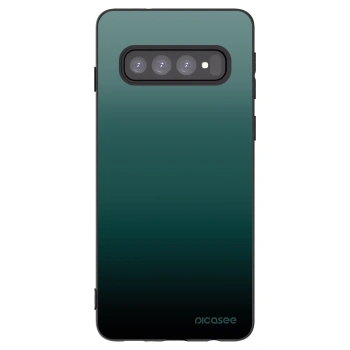 Picasee silikónový čierny obal pre Samsung Galaxy S10 G973 - Verdant Fade