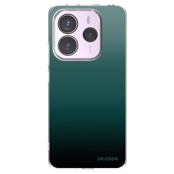 Picasee silikónový prehľadný obal pre Xiaomi Redmi Note 14 5G - Verdant Fade