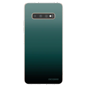 Picasee silikónový prehľadný obal pre Samsung Galaxy S10 Plus G975 - Verdant Fade