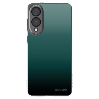 Picasee silikónový prehľadný obal pre Samsung Galaxy S25 Edge 5G - Verdant Fade