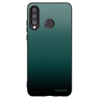 Picasee silikónový čierny obal pre Huawei P30 Lite - Verdant Fade
