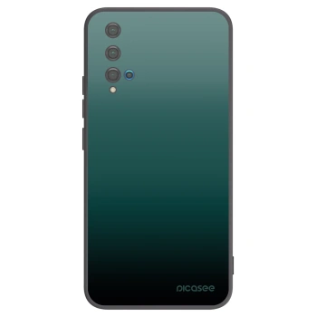 Picasee silikónový čierny obal pre Huawei Nova 5T - Verdant Fade