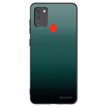 Picasee silikónový čierny obal pre Samsung Galaxy A21s - Verdant Fade