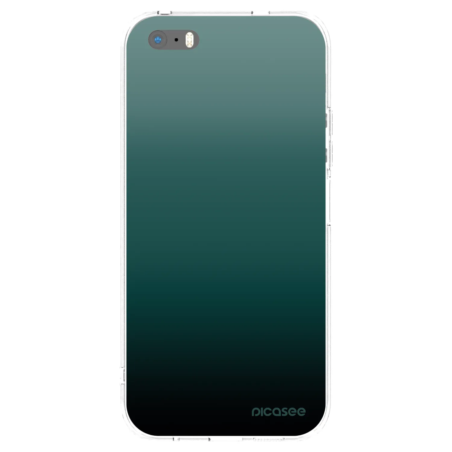 Picasee silikónový prehľadný obal pre Apple iPhone 5/5S/SE - Verdant Fade