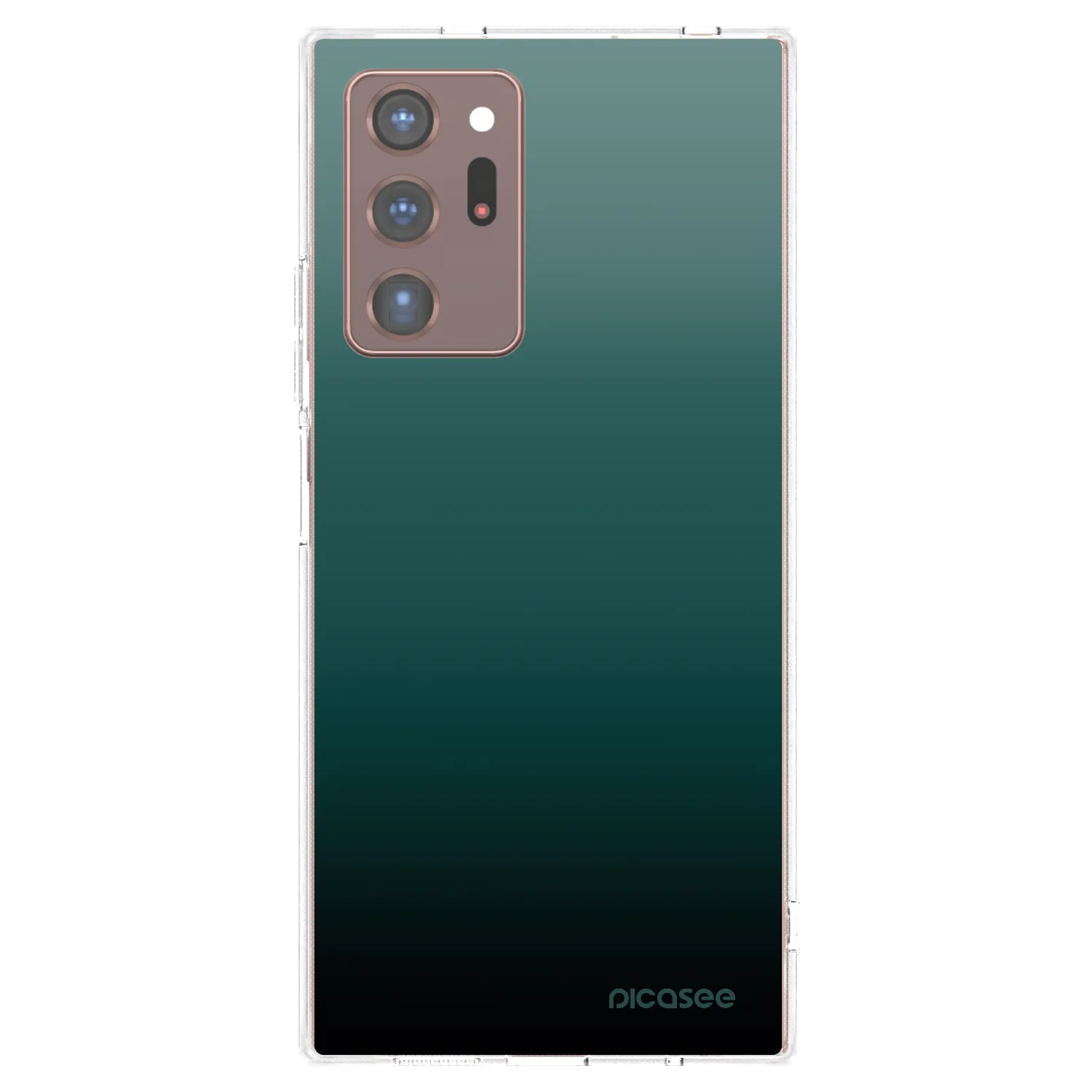 Picasee silikónový prehľadný obal pre Samsung Galaxy Note 20 Ultra - Verdant Fade