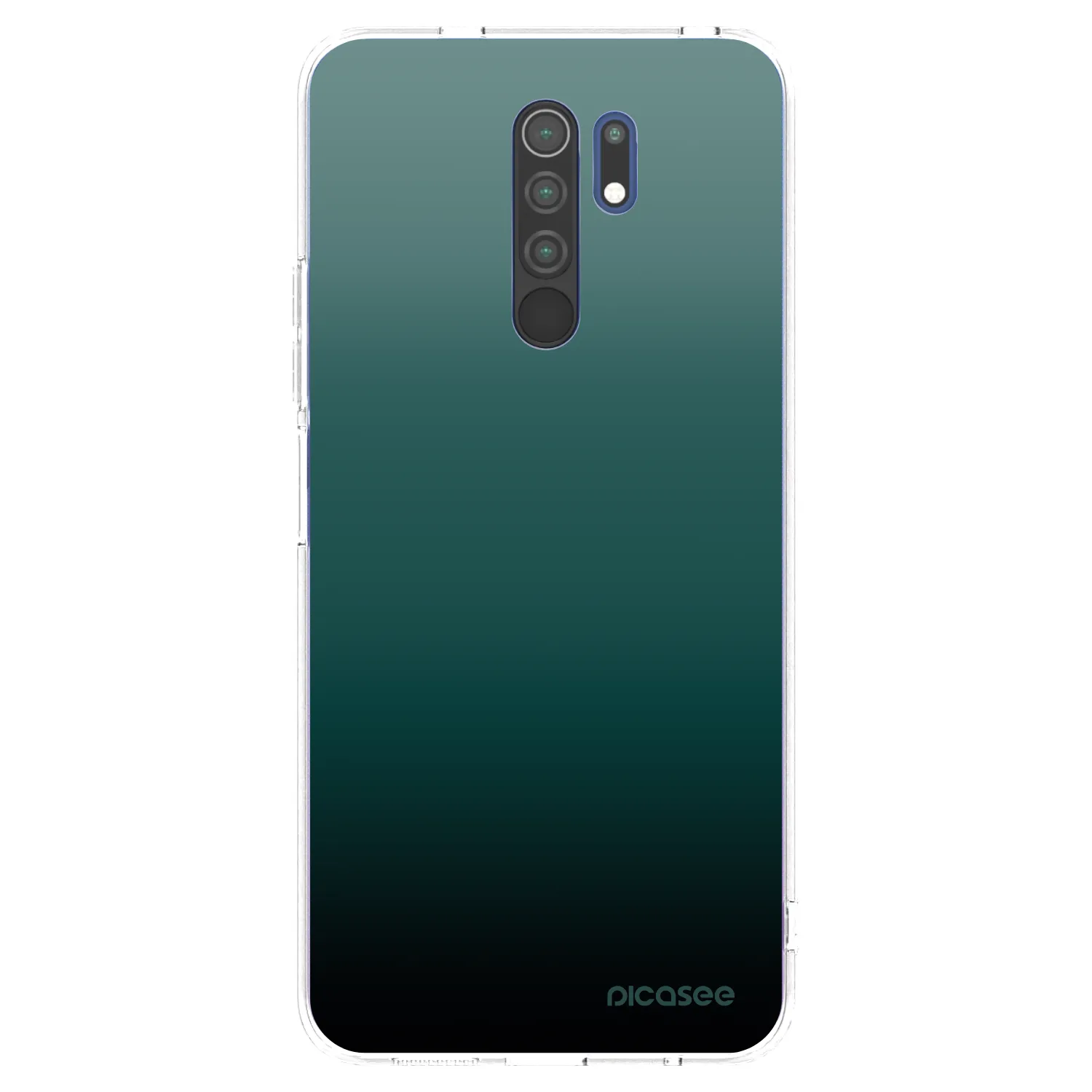 Picasee silikónový prehľadný obal pre Xiaomi Redmi 9 - Verdant Fade
