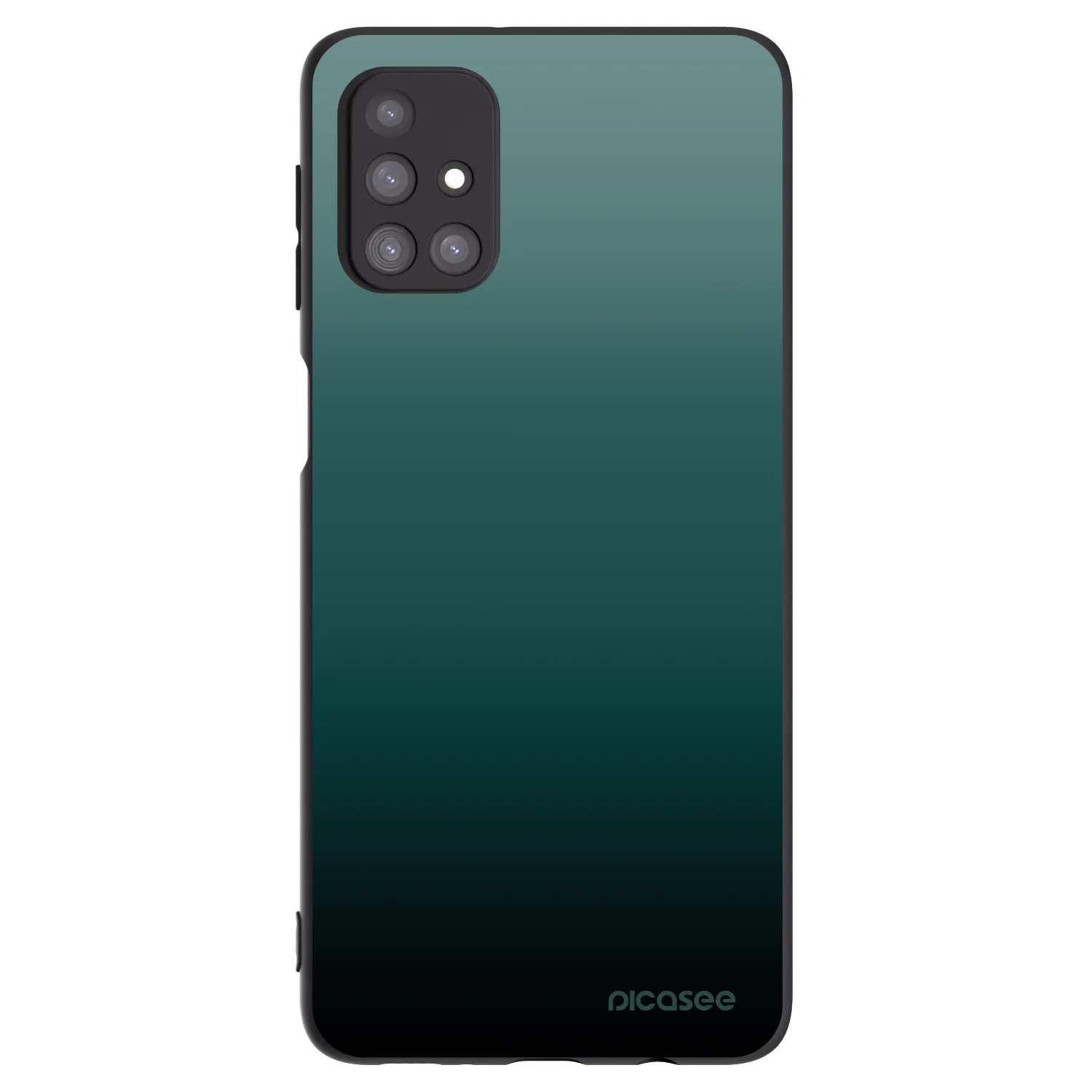 Picasee silikónový čierny obal pre Samsung Galaxy M31s - Verdant Fade