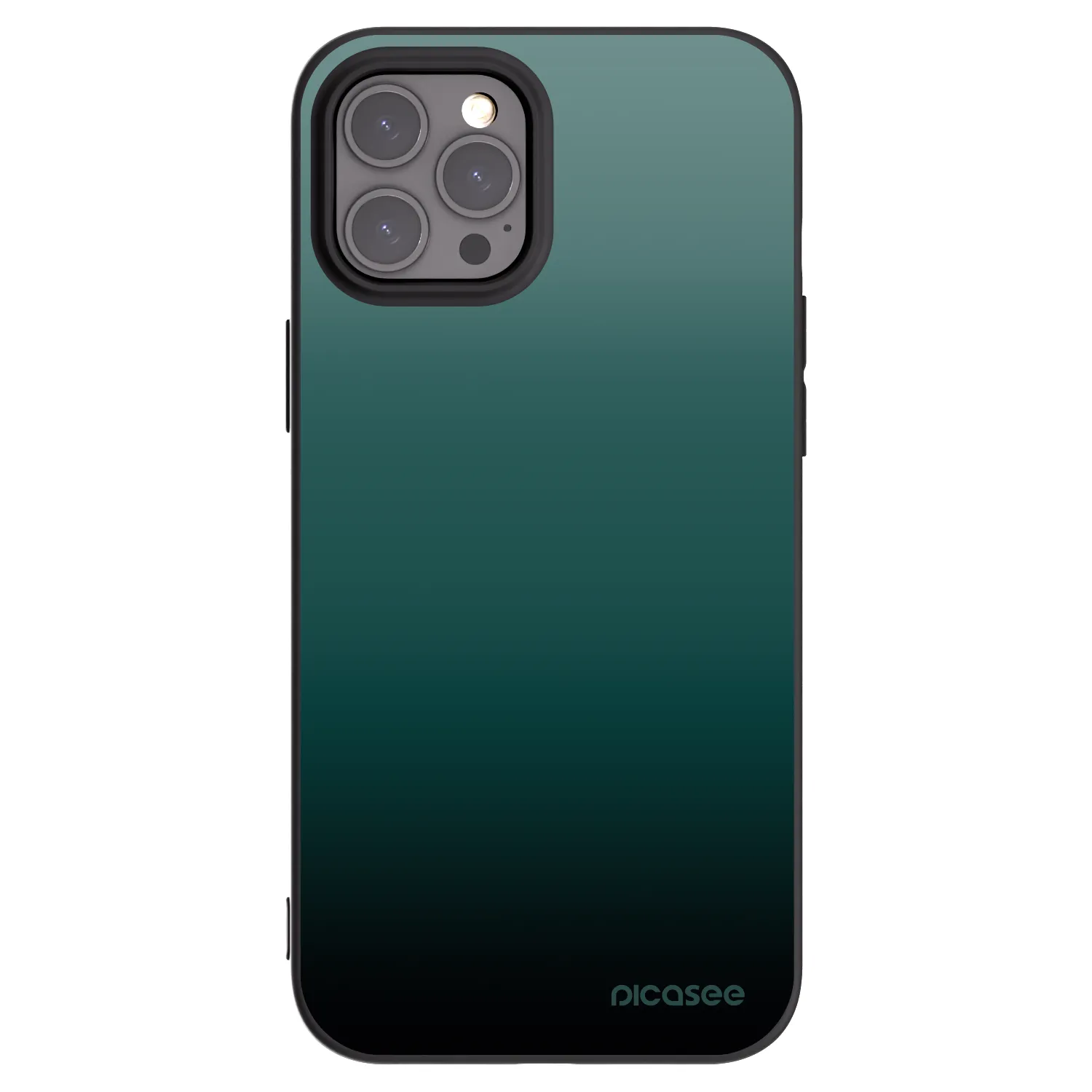 Picasee silikónový čierny obal pre Apple iPhone 12 Pro Max - Verdant Fade
