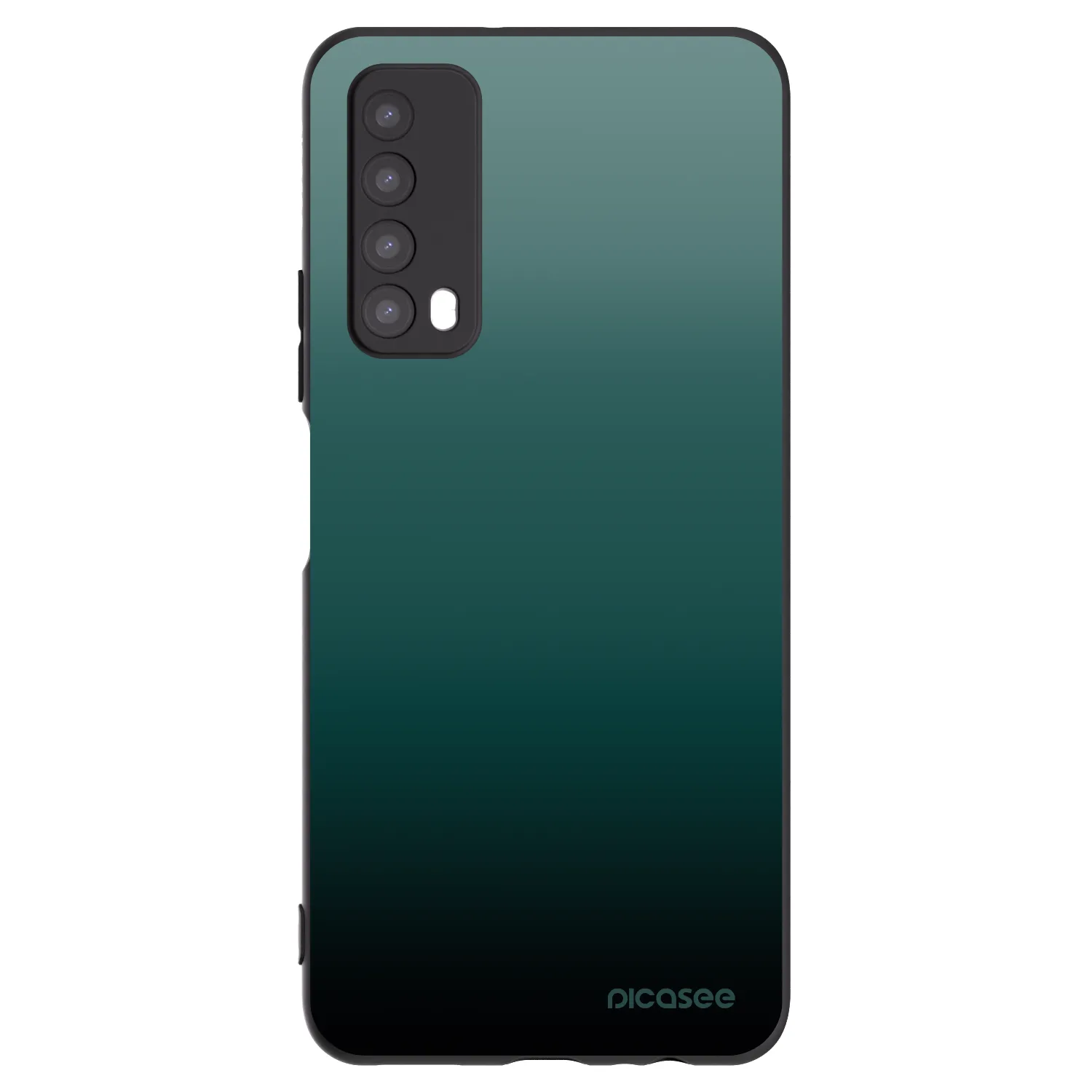 Picasee silikónový čierny obal pre Huawei P Smart 2021 - Verdant Fade