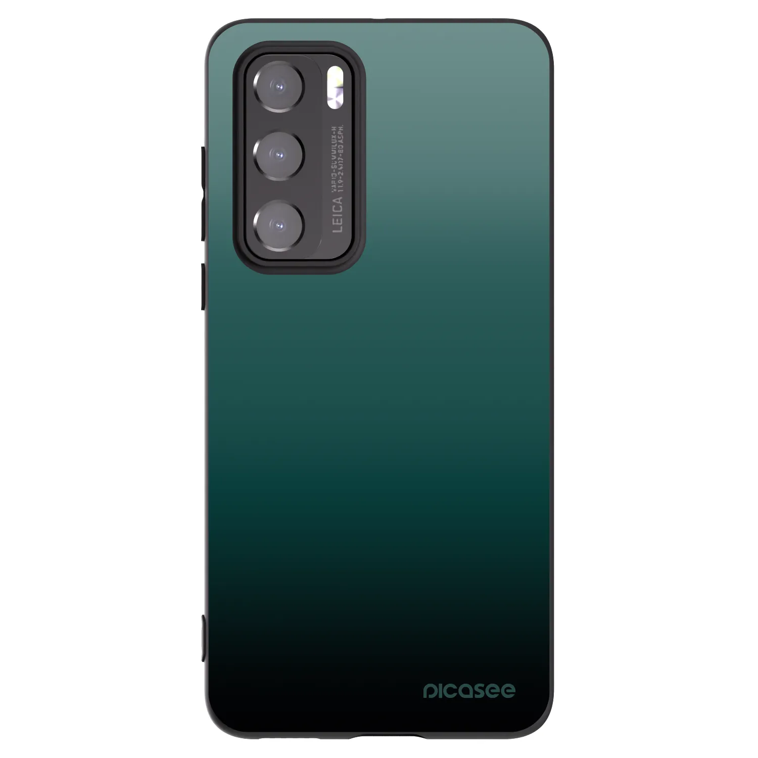 Picasee silikónový čierny obal pre Huawei P40 - Verdant Fade