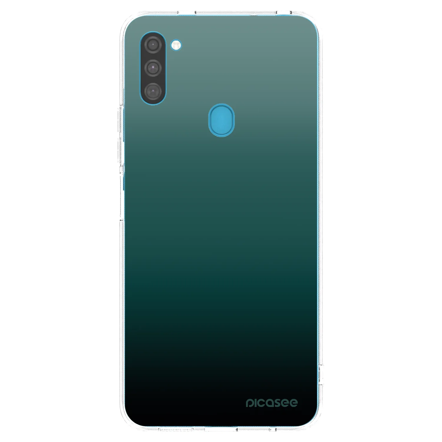 Picasee silikónový prehľadný obal pre Samsung Galaxy M11 - Verdant Fade