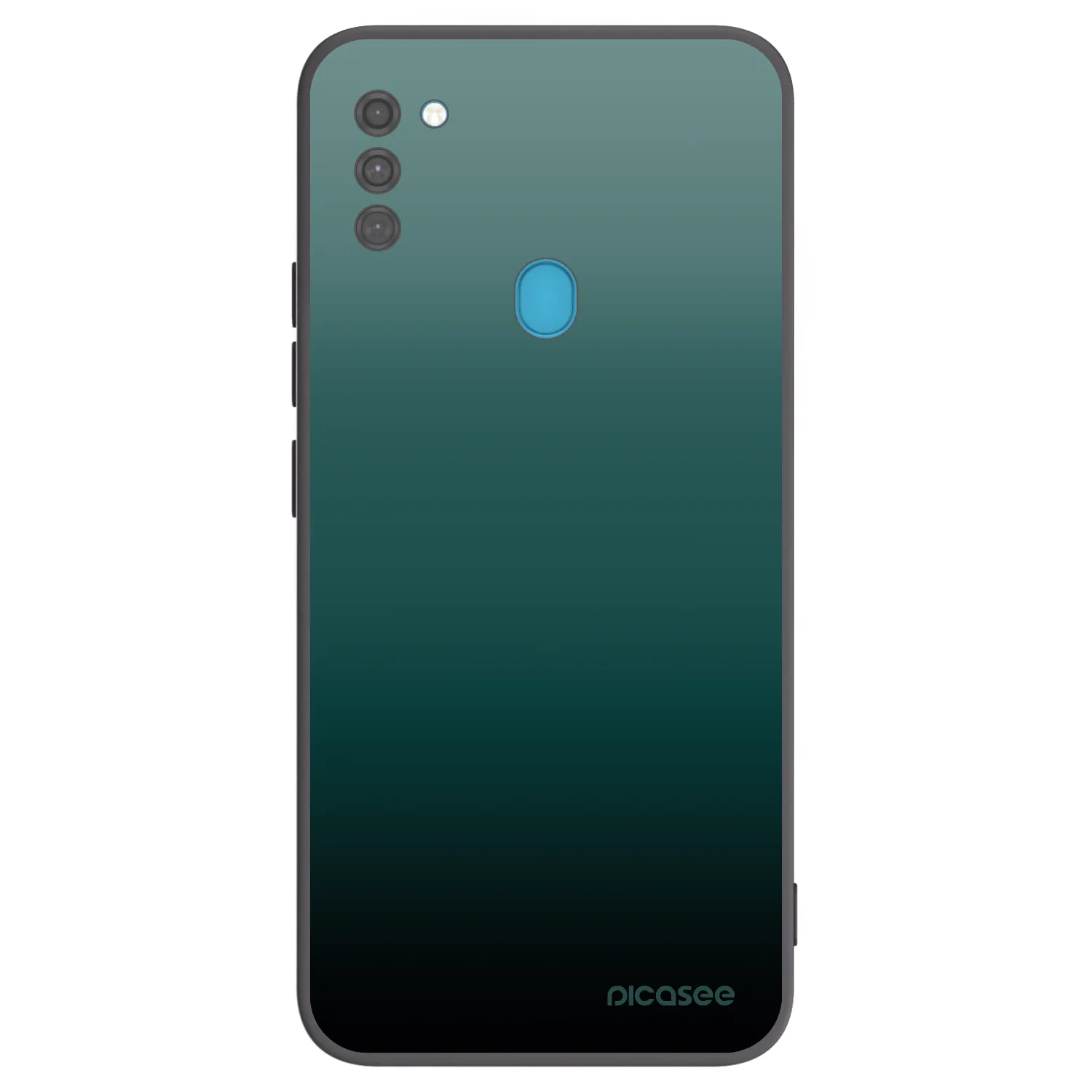 Picasee silikónový čierny obal pre Samsung Galaxy M11 - Verdant Fade