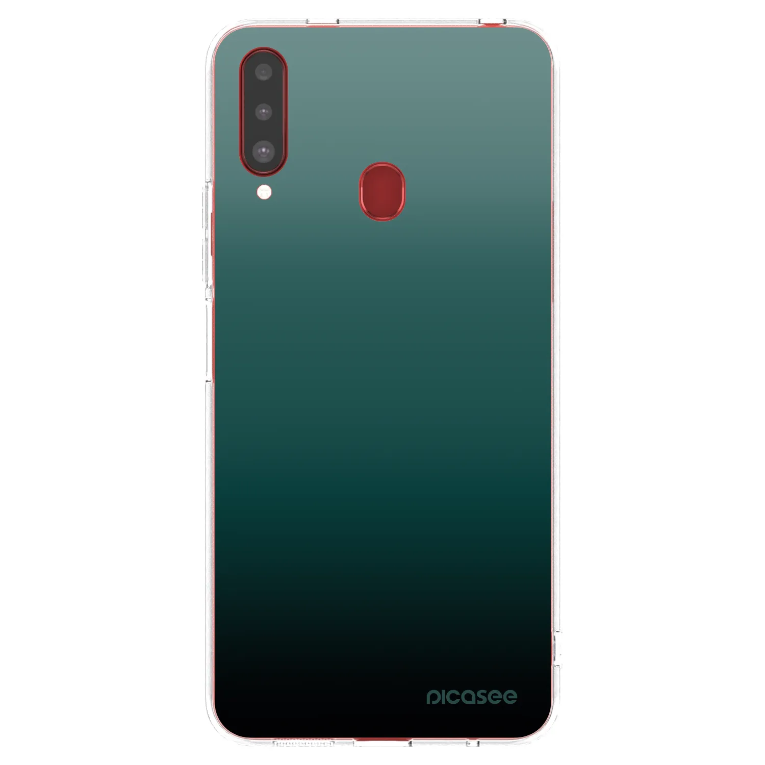 Picasee silikónový prehľadný obal pre Samsung Galaxy A20s - Verdant Fade