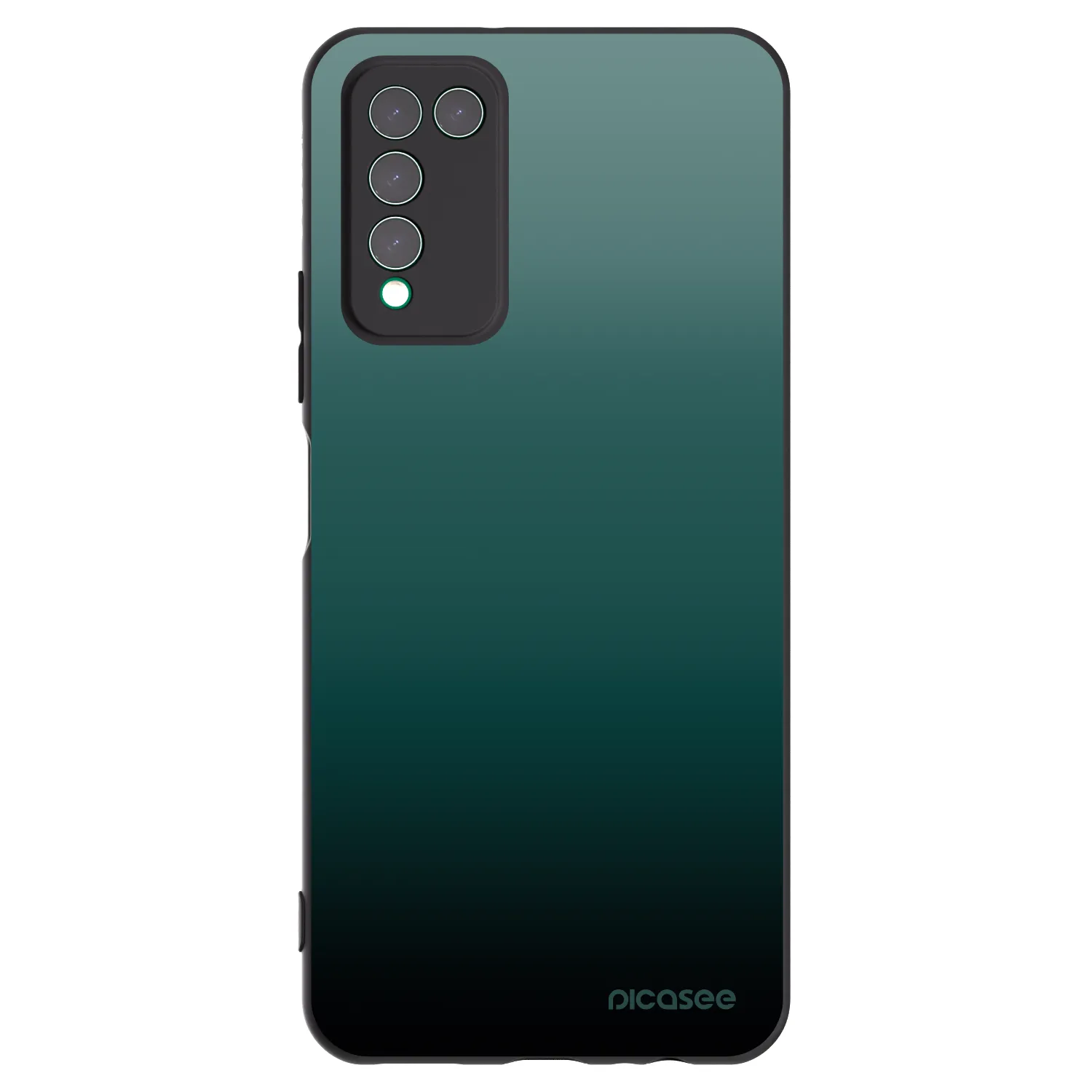 Picasee silikónový čierny obal pre Honor 10X Lite - Verdant Fade