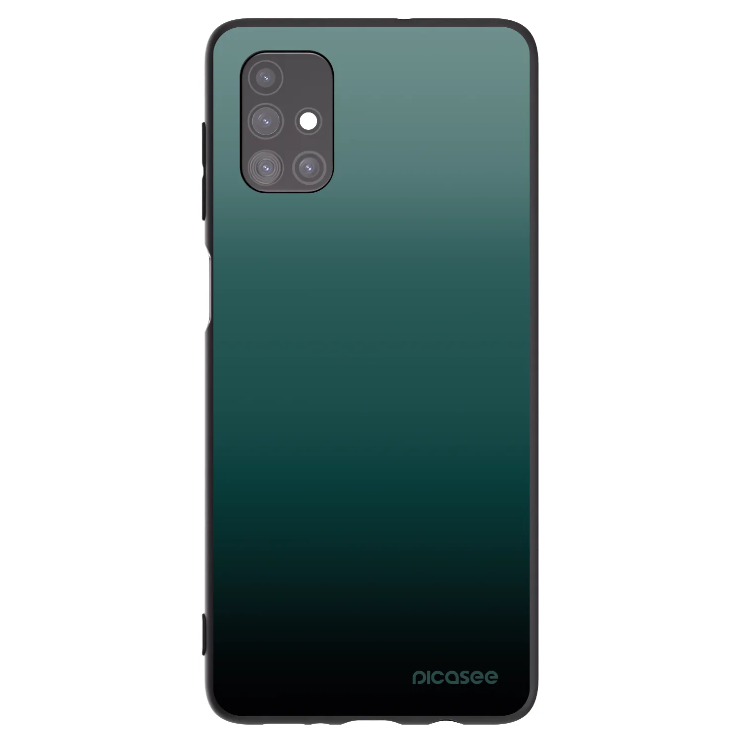 Picasee silikónový čierny obal pre Samsung Galaxy M51 M515F - Verdant Fade