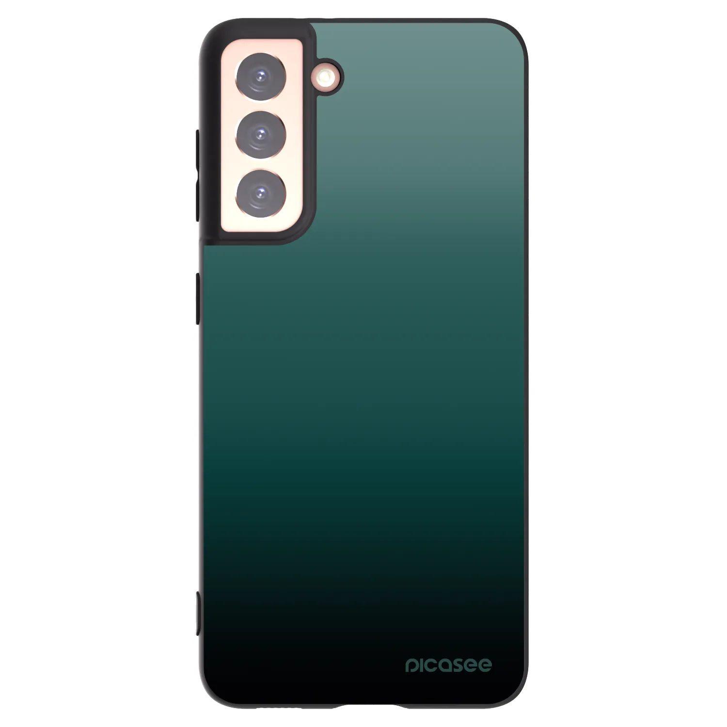 Silikónový čierny obal pre Samsung Galaxy S21 5G G991B - Verdant Fade