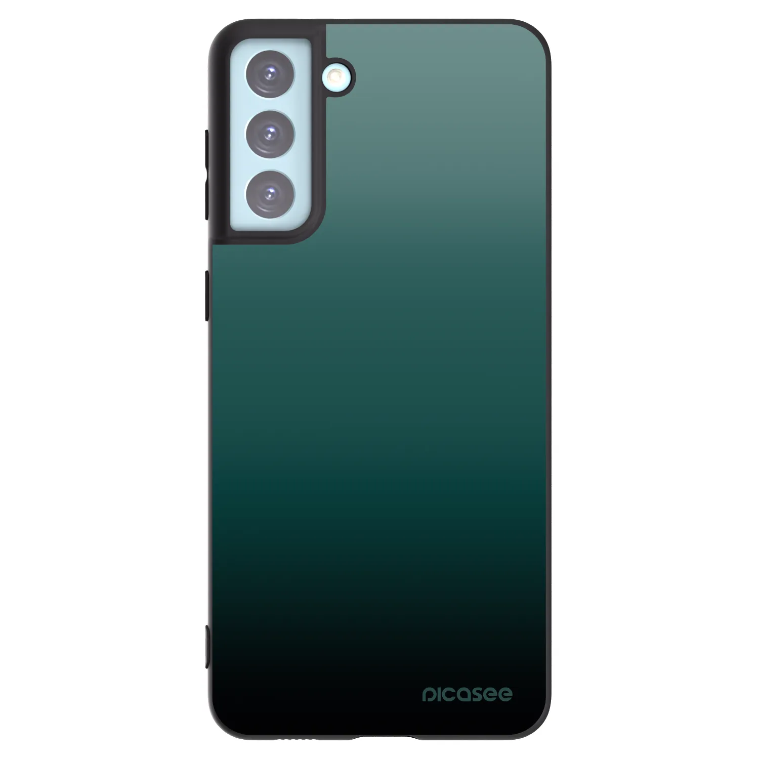 Picasee silikónový čierny obal pre Samsung Galaxy S21+ 5G G996F - Verdant Fade